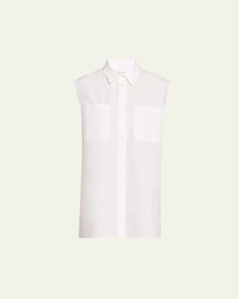 The Sleeveless Shirtdress